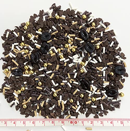 Fake Sprinkles Resin Sprinkles Fake Candy Sprinkles Clay Sprinkles Polymer Sprinkles Polymer Clay Slices for Nail Art DIY Crafts Cake Phone Case