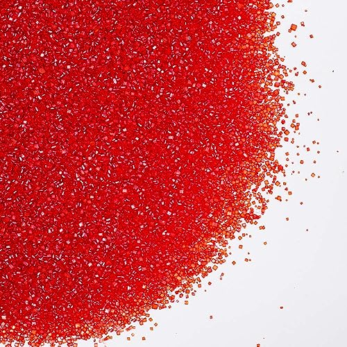 Red Sanding Sugar Sprinkles (3 Ounce)