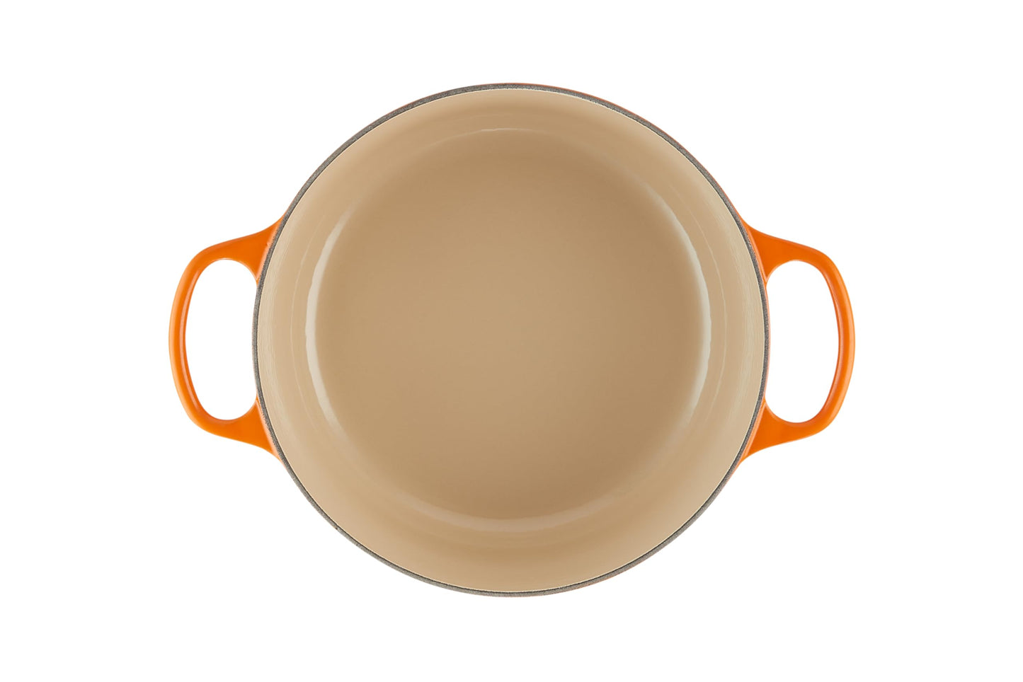 Enameled Cast Iron Round Dutch Oven (Flame / 5.5 Qt)