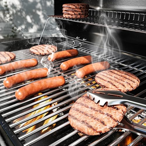 17" Stainless Steel Grill Grate for Charbroil Tru Infrared Grill Replacement Parts 463242715 463242716 463276016 466242715 466242716 (17" D x 28.5" W)