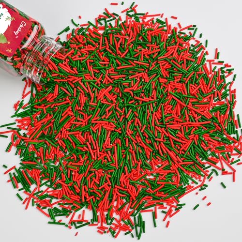 Christmas Sprinkles for Cake Decorating (Christmas Jimmies)