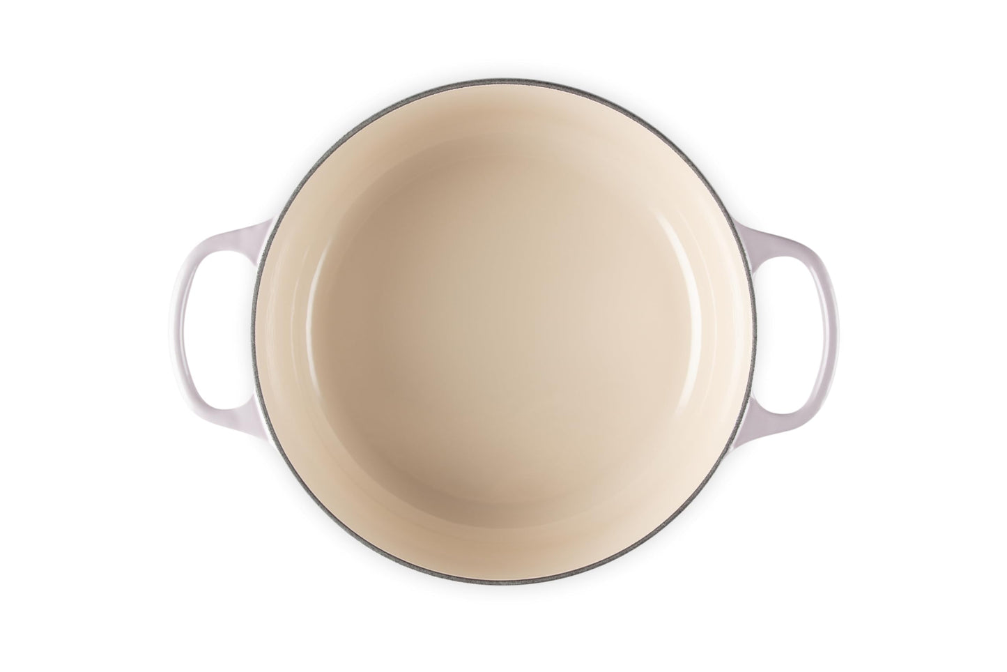 Enameled Cast Iron Round Dutch Oven (Shallot / 5.5 Qt)