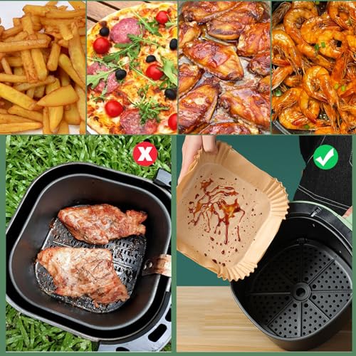 160Pcs Air Fryer Liners Disposable for Ninja Crispi Pro 6qt & 2.5qt AS101 (160PCS for Ninja Crispi Pro)
