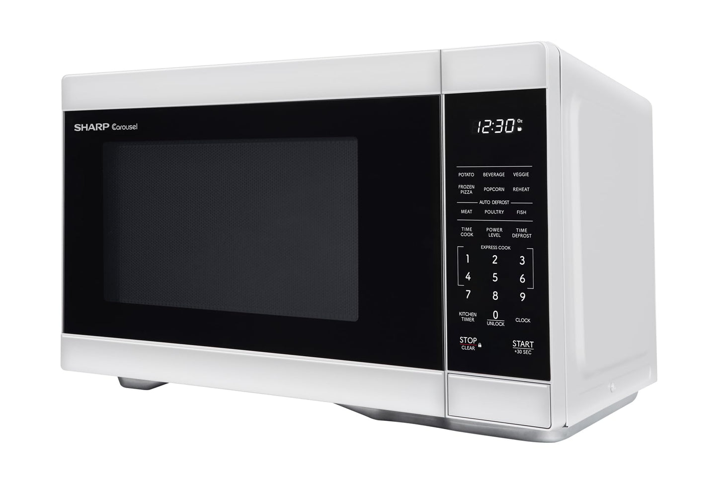 SMC1161KW 1.1 cu. ft. 1000W White Countertop Microwave Oven (White)