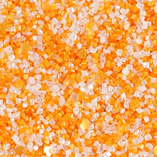 Sanding Sugar Edible Gold Hearts Glitter Mix (Gold & White)
