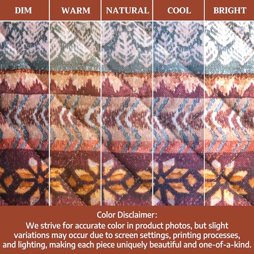 Pot Holders 100% Cotton Potholders (022 - Fair Isle / 8" x 8" (Pot Holder Pack of 2))