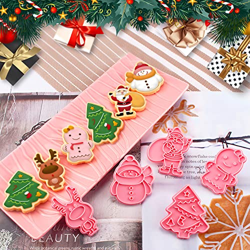 3D Holiday Cookie Cutters (6Packs Christmas Holiday Cookie)