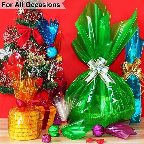 Transparent Colored Cellophane Wrap Roll (278.8 Sq Ft)