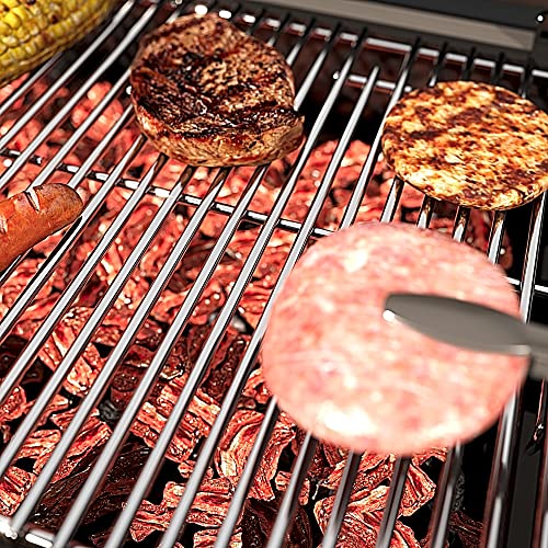 15/17/19 Inch Grill Cooking Grates Replacement for Weber Genesis II 300 and Genesis II LX 300 Series Gas Grills, Genesis II E&S 310 315 320 325 340 (18.75"D x 26.5"W)