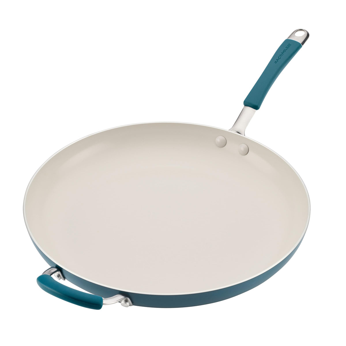 Cucina Ceramic Nonstick Frying Pan (Skillet (14") / Marine Blue)