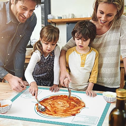 Non Stick Silicone Pastry Mat (Mint / 26"L x 16"W)