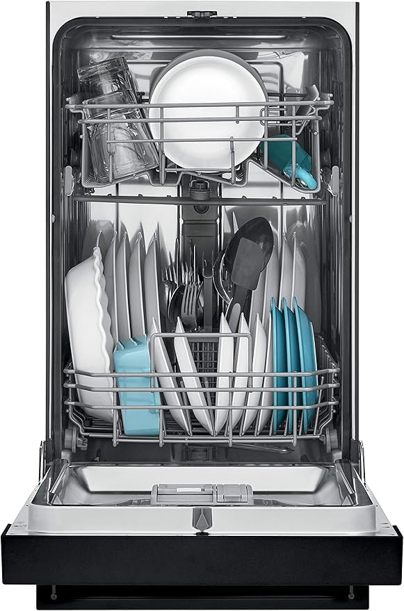 18 Inch Dishwasher with 8 Place settings (black)