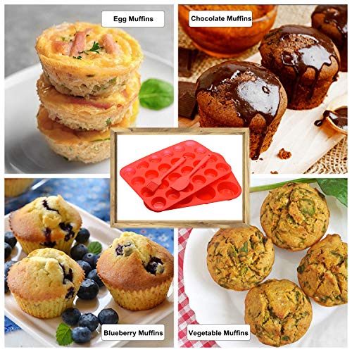 Silicone Muffin Pan Cupcake Set (2 Count)