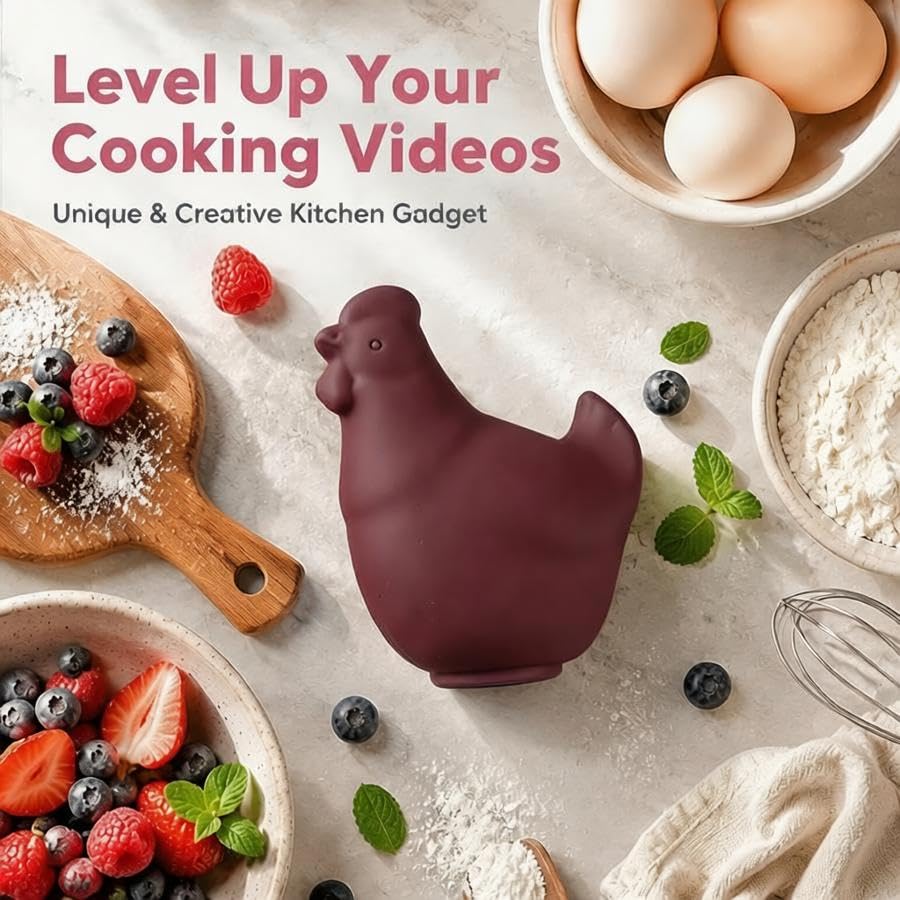 Silicone Egg Yolk Separator (Dark Red)