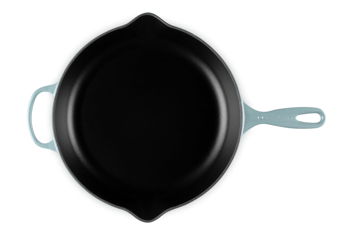 Enameled Cast Iron Signature Round Skillet (11.75" / Sea Salt)