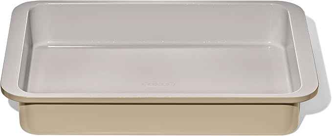 OXO Good Grips Non-Stick Pro Ceramic Coated Metal Bakeware 9” x 13” Cake Pan – Biscuit