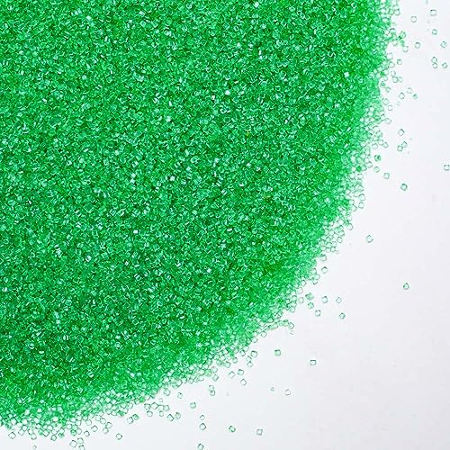 Green Sanding Sugar Sprinkles (3.2 Ounce)