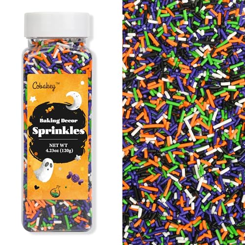 Halloween Sprinkles for Cake Decorating (Halloween Jimmies)