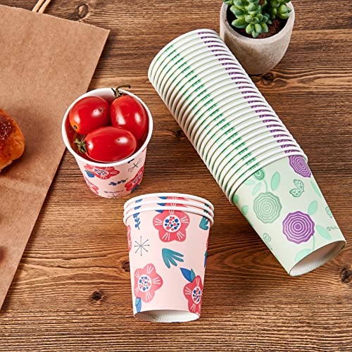 5 oz Paper Cups (5OZ - Pink Green)