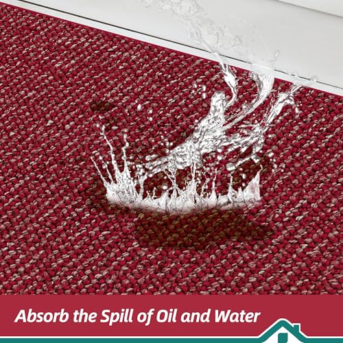 Kitchen Runner Rugs 20"x48" (Red / 20" X 48" (Rectangular))