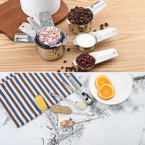Measuring Spoons Set of 9 with Leveler