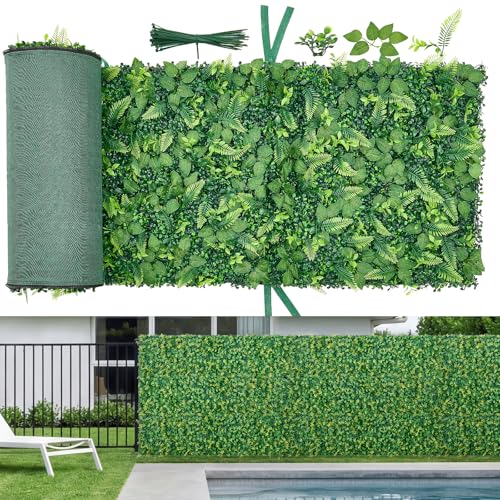 Artificial Plant Wall (Mixed Leaf / 2×8 FT-4Pcs)