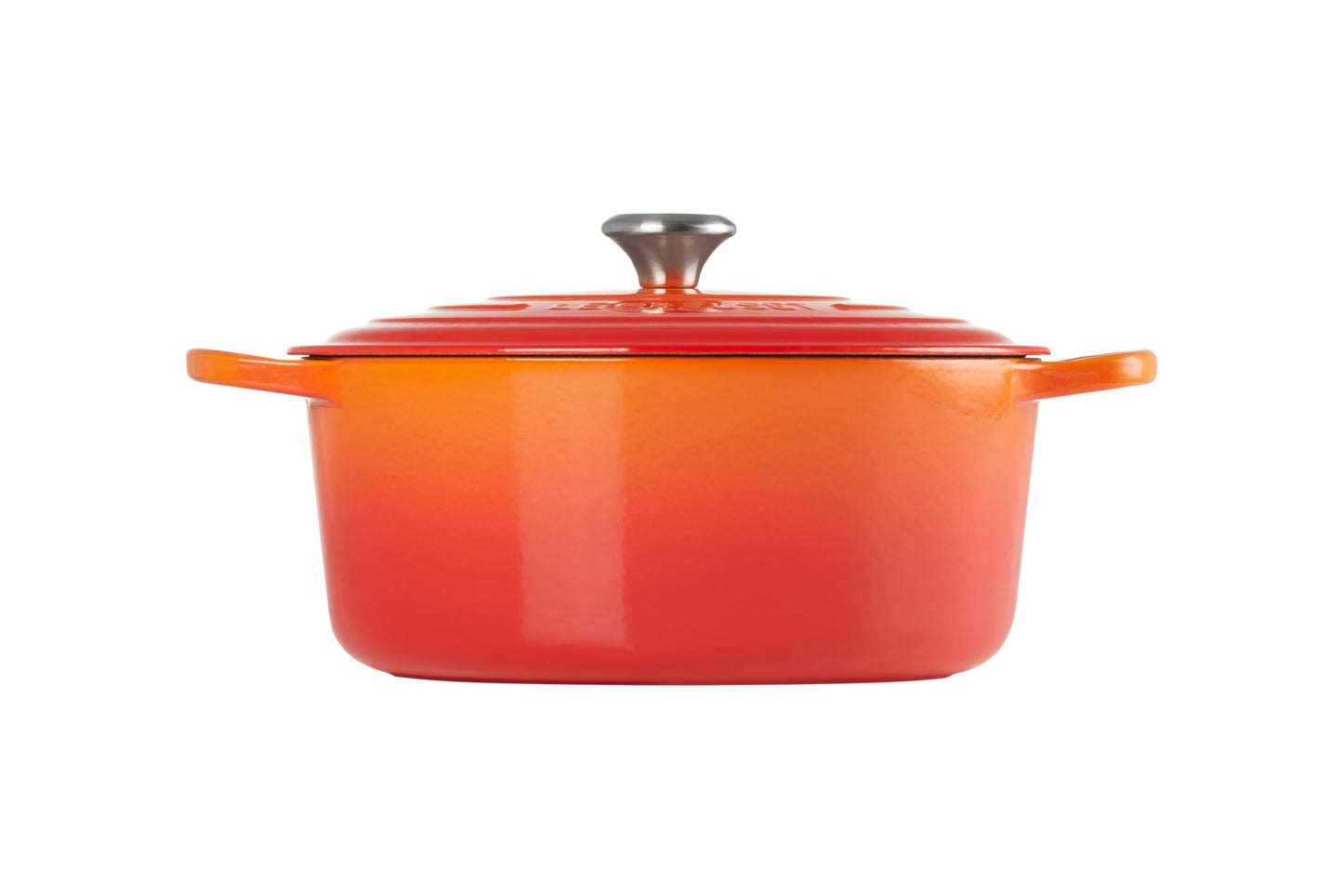 Enameled Cast Iron Round Dutch Oven (Flame / 9 Qt)