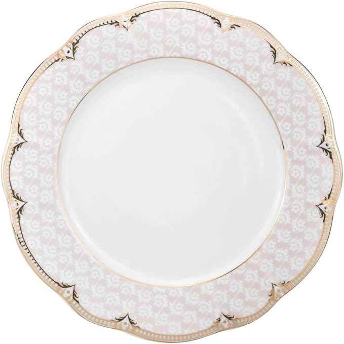 Euro Porcelain 20-pc Luxury Dinnerware Set w/ 24K Gold Ornament, HQ Dining Tableware Service for 4 (Sandra)
