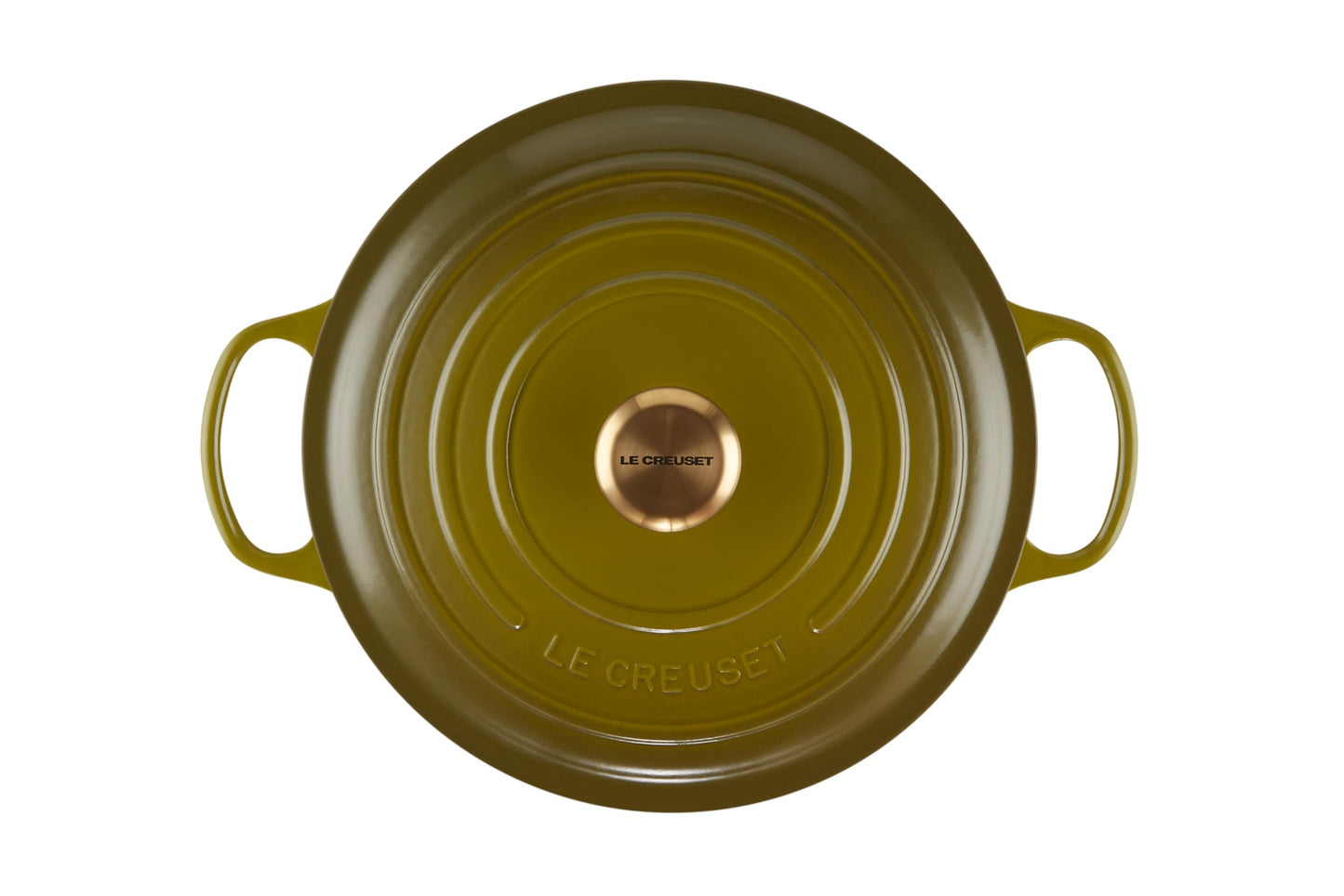 Enameled Cast Iron Round Dutch Oven (Olive / 7.25 Qt)