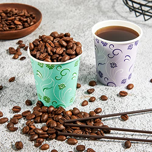 5 oz Paper Cups (5OZ - Green and Purple)