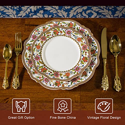 Fine China Dinnerware Sets (Pink)
