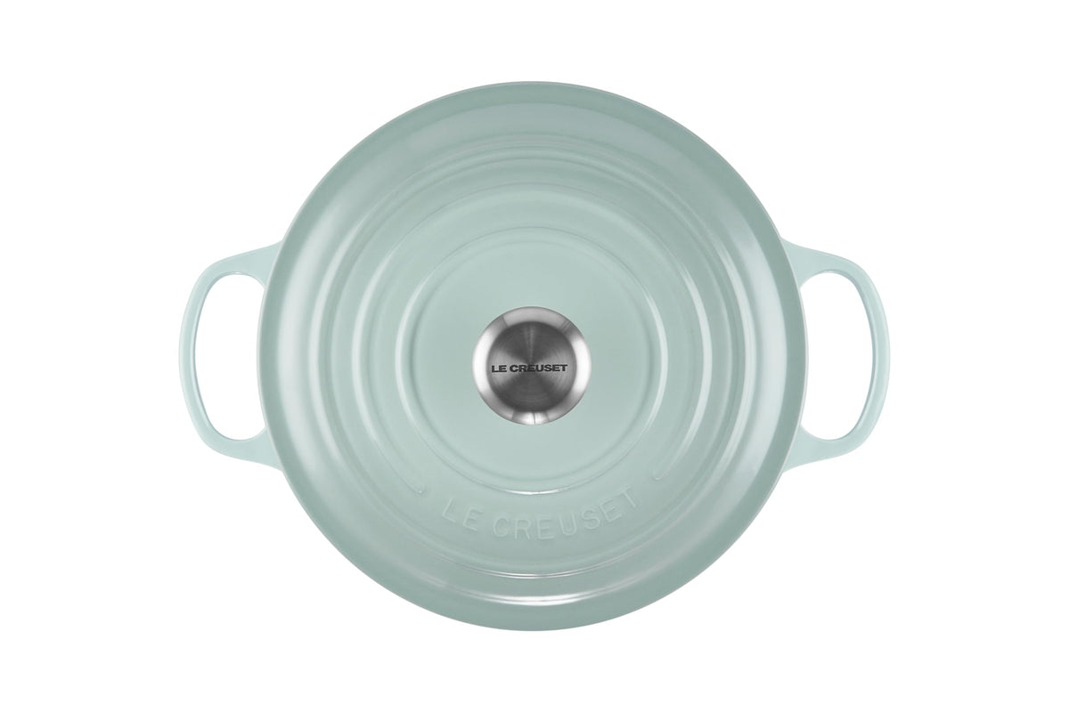 Enameled Cast Iron Round Dutch Oven (Sea Salt / 5.5 Qt)