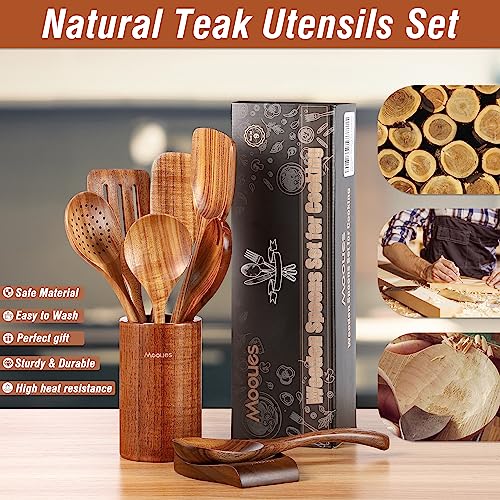 Wooden Kitchen Utensil Set (9 PCS Set)