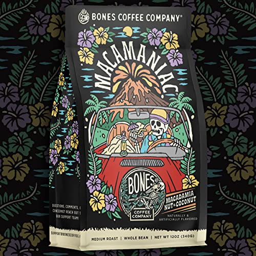 Macamaniac Macadamia and Coconut Flavored Coffee