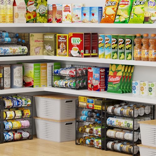 3 Pack Stackable Can Rack Organizer (3 Count)