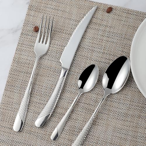 16 Piece Silverware Set (Silver)