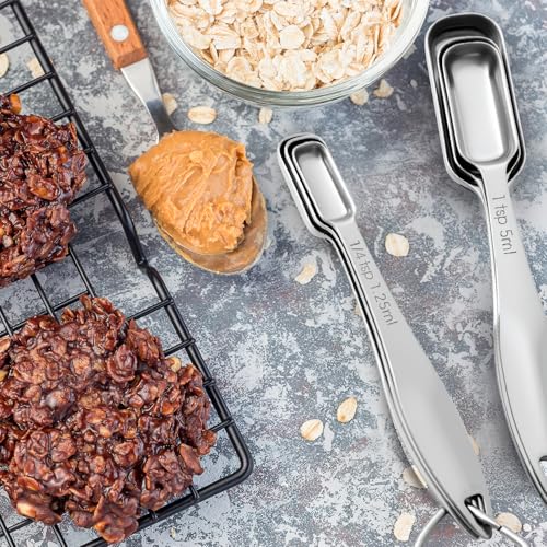 Stainless Steel Measuring Spoons Set of 6 (Spoons - Set of 6)