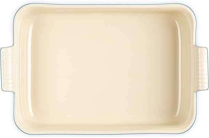 Le Creuset Stoneware Heritage Deep Rectangular Lasagna Dish, 6.75 qt., Marseille