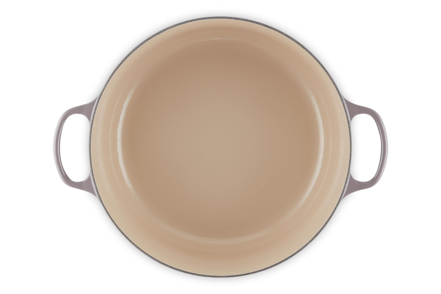Enameled Cast Iron Round Dutch Oven (Oyster / 13.25 Qt)