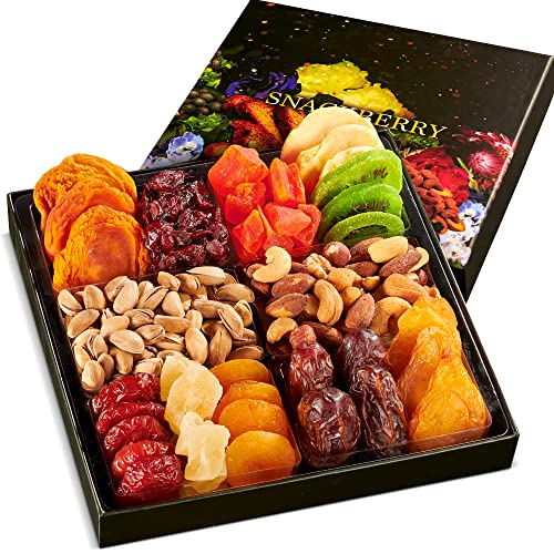 Dried Fruit & Nuts Gift Basket Arrangement Platter (Single)