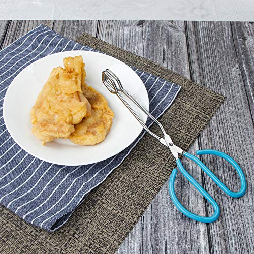 10 Inch Stainless Steel Scissor Tongs (2 Count)