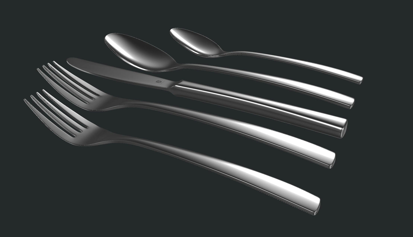 Matte Silverware Set (60-Piece Flatware Set)