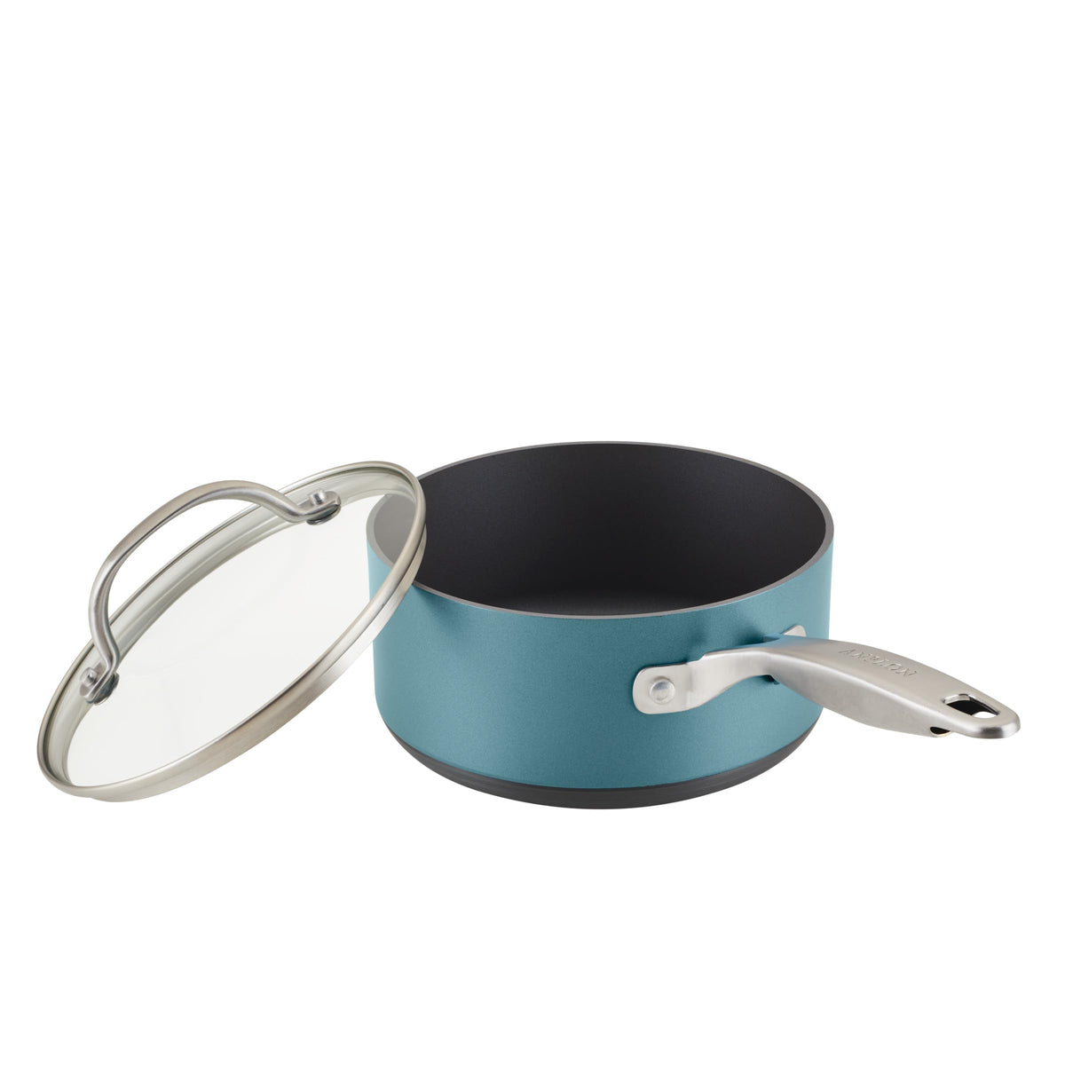 Achieve Hard Anodized Nonstick Cookware Pots and Pans Set (Cookware Set (9 Piece) / Teal)