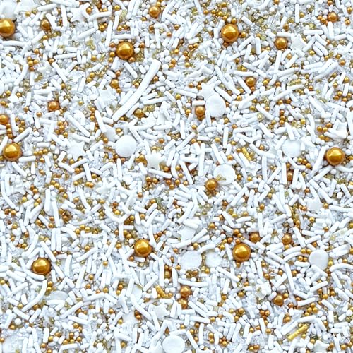 Gold Digger Gold & White Sprinkle Mix 2 Pack (2 Pack / Gold Digger)