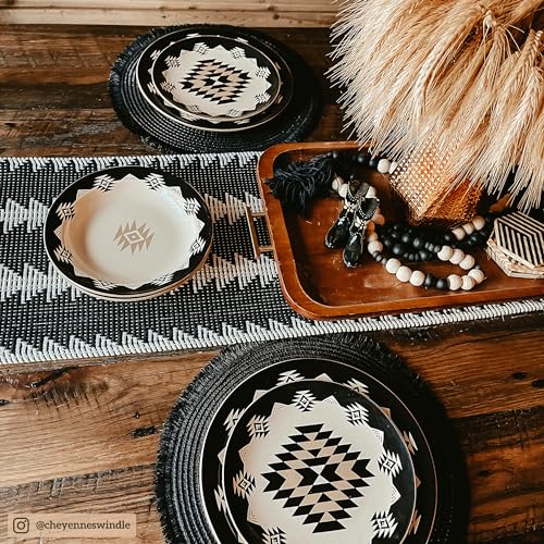 Chalet Aztec 16 Piece Ceramic Dinnerware Set (Chalet / 16 Piece)