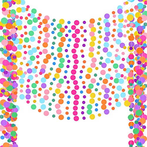20 Pieces Circle Garland Banner Hanging (262 Foot)