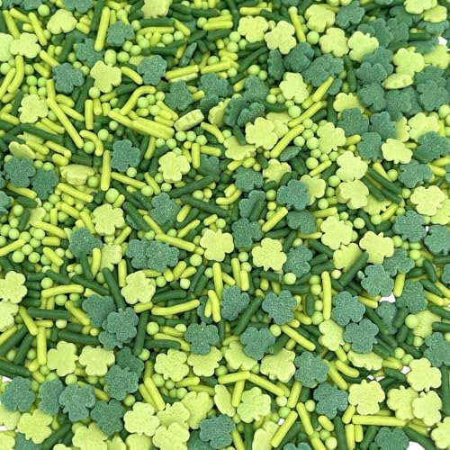 Shamrock Sprinkles for Baking (Green)