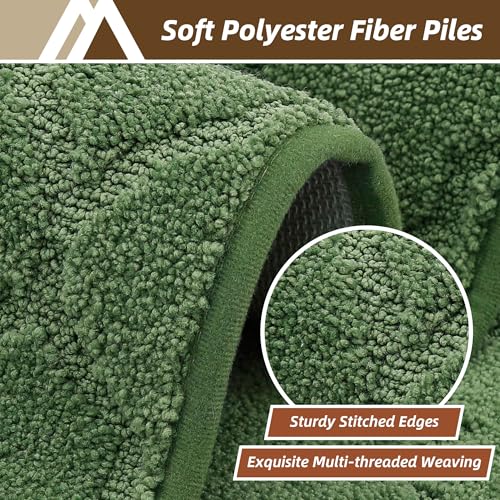 Kitchen Rugs Non Slip Washable 20"x32" (Green / 20"X 32")