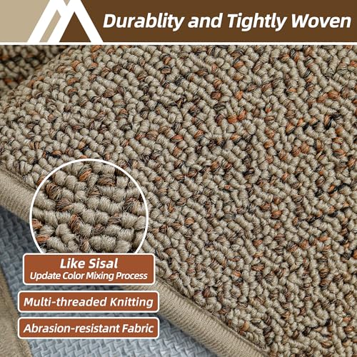 Hallway Runner Rugs Non (Taupe / 2'7" x 10')