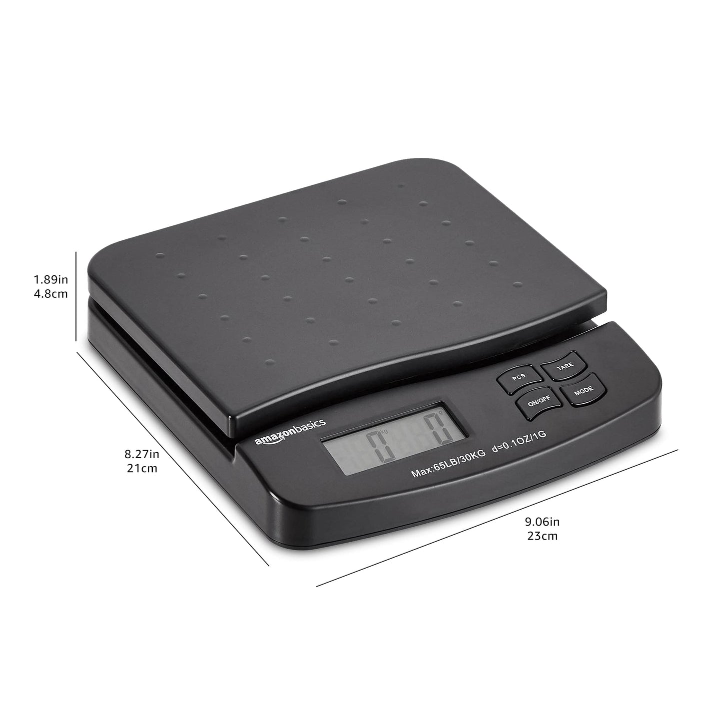 Digital Postal Shipping Scale with Tare Function (65 pound)